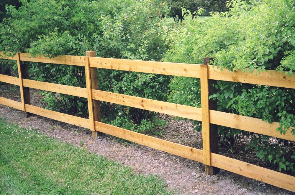 Post and Rail Fence